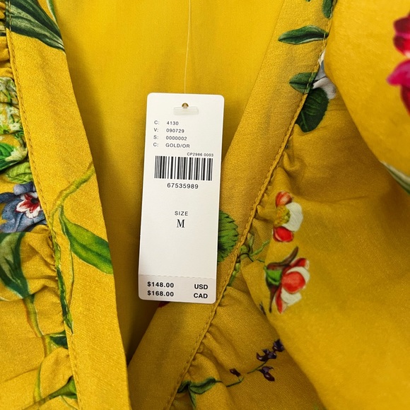 NWT, Anthropologie Maeve Floral-Wrap Mini Dress - Picture 6 of 8